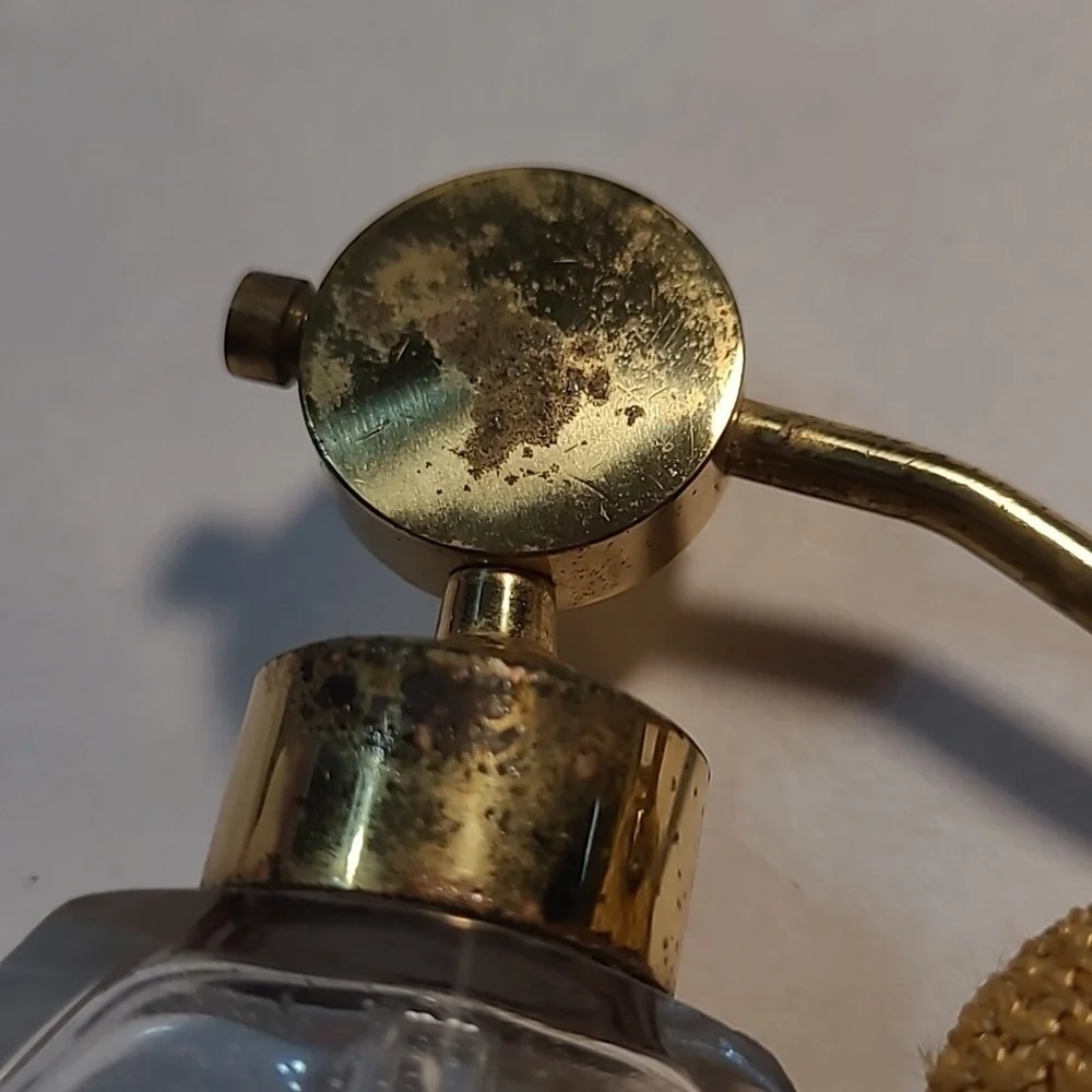 Women's Vintage I. W. Rice Hand Cut Perfume Bottle